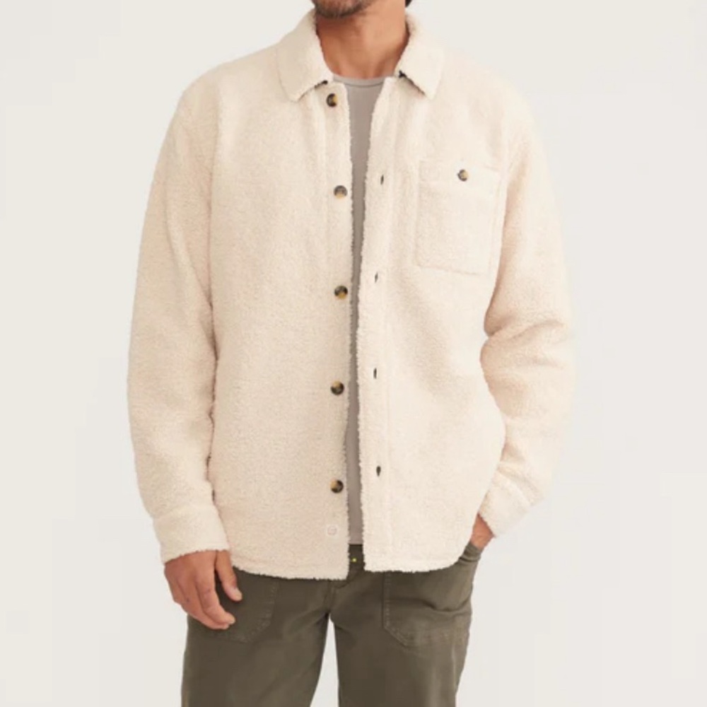 Marine Layer Sherpa Overshirt Men’s Sz. Large